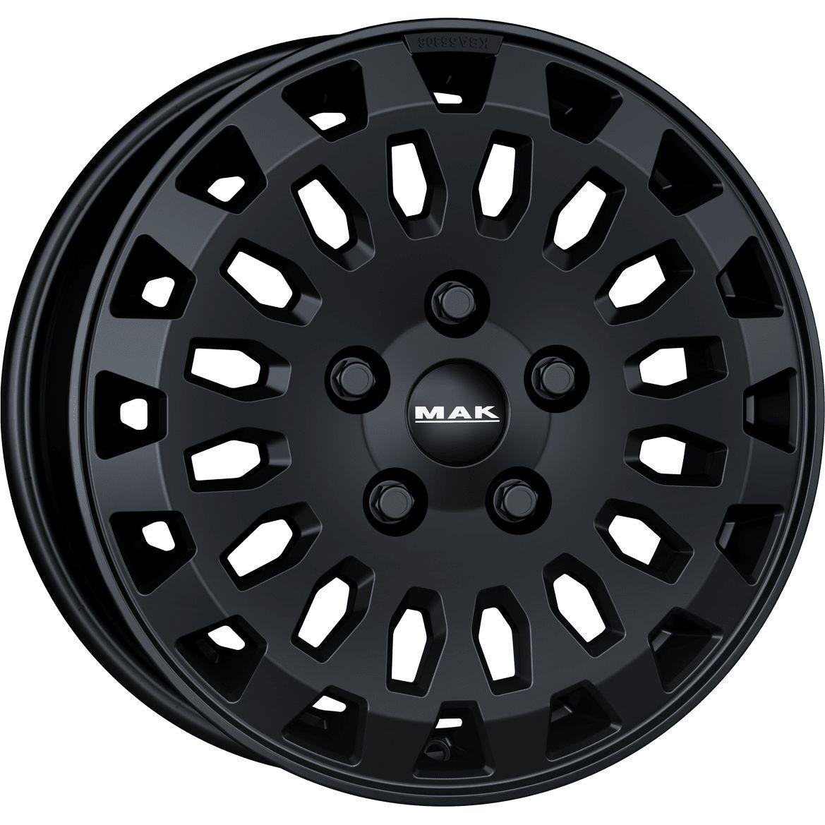 MAK OVERLAND matt black 6.5Jx16 6x120 ET51