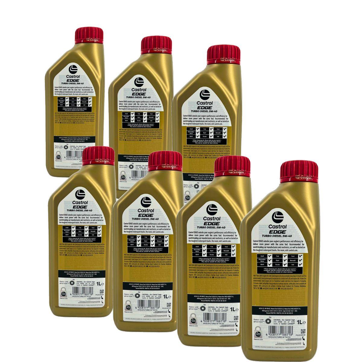 Castrol Edge TD 5W-40 7x1 Liter