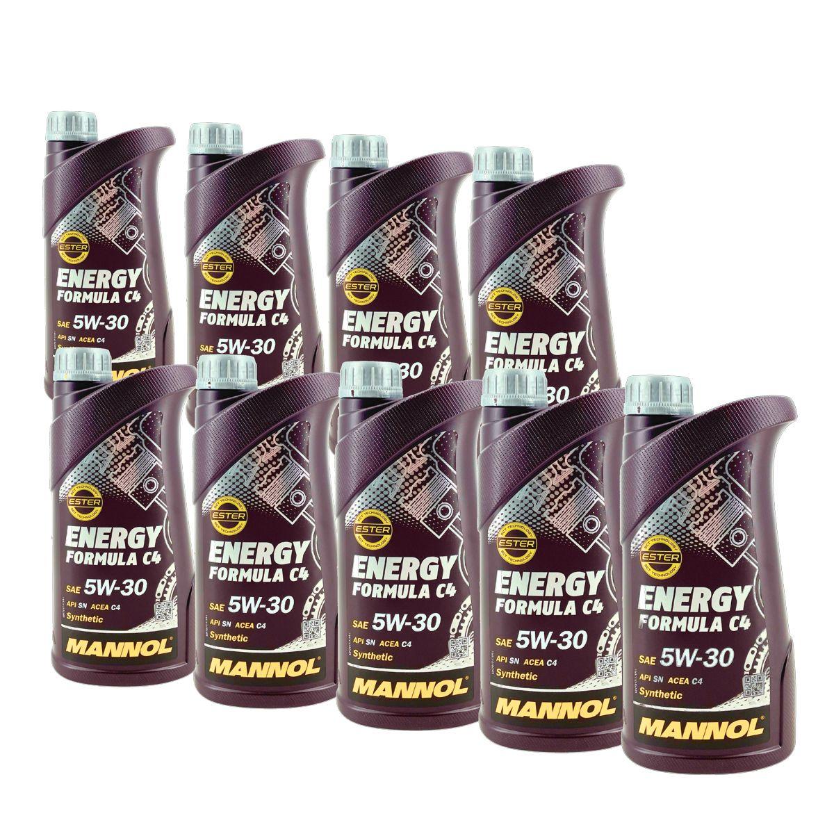 Mannol Energy Formula C4 5W-30 9x1 Liter