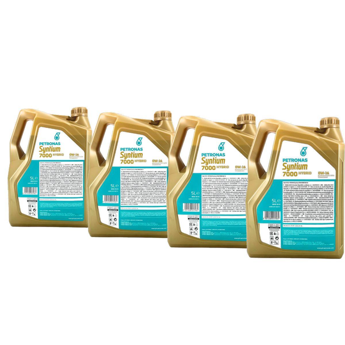 Petronas Syntium Hybrid 0W-16 4x5 Liter