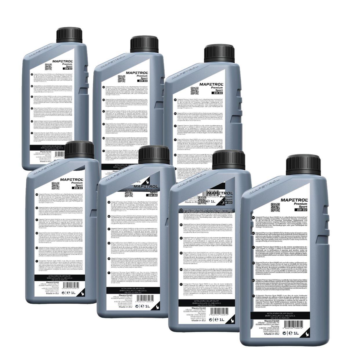 Mapetrol Premium Sport 5W-50 7x1 Liter