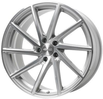 Brock B37C Kristallsilber Vollpoliert 9.5Jx20 5x120 ET14