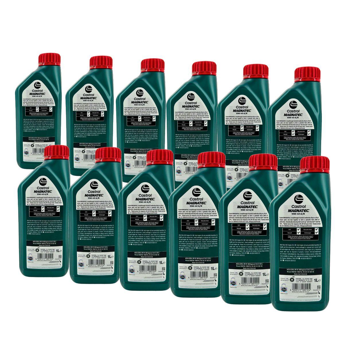 Castrol Magnatec 10W-40 A/B 12x1 Liter