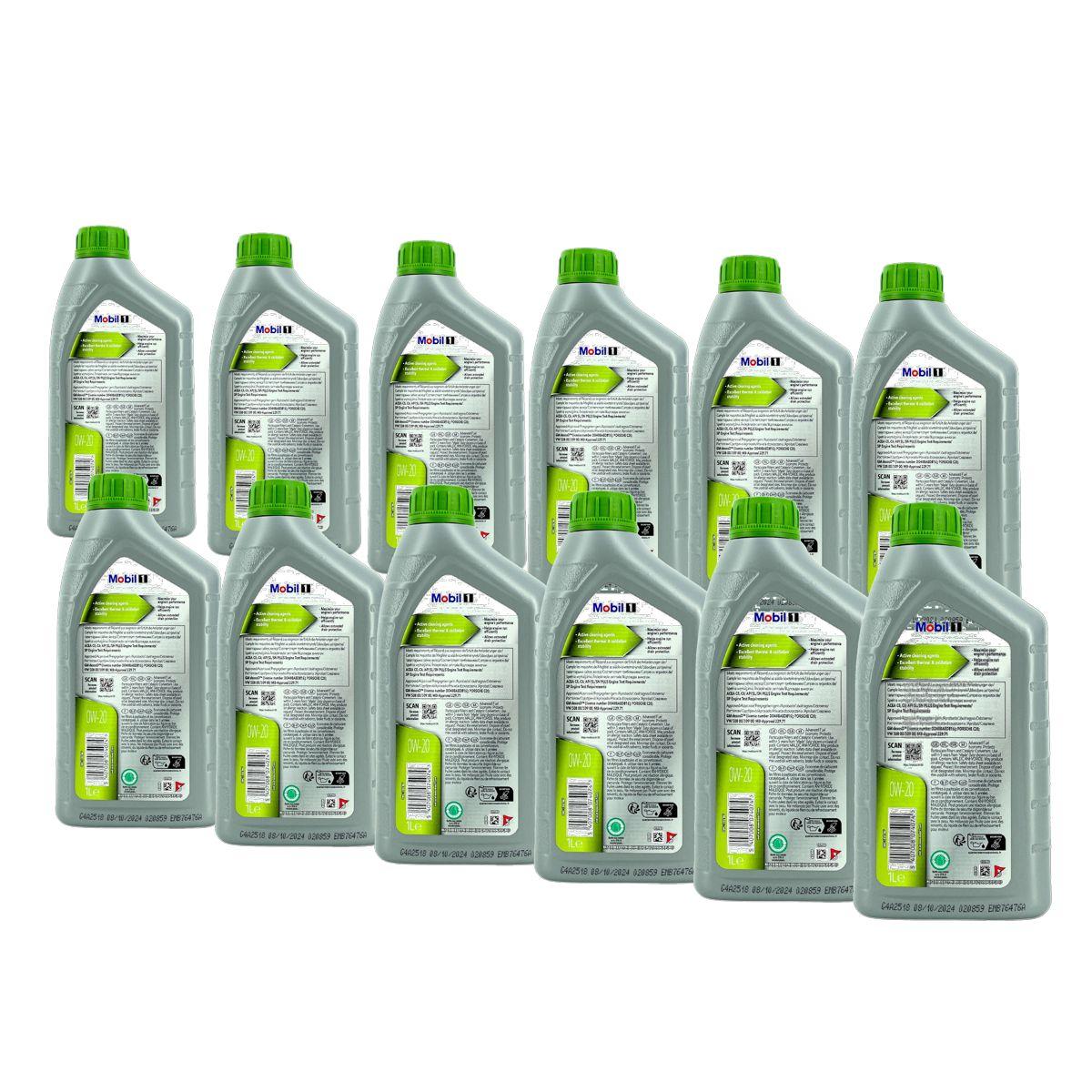 Mobil 1 ESP X2 0W-20 12x1 Liter