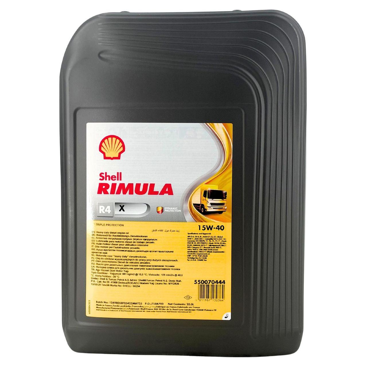 Shell Rimula R4 X 15W-40 20 Liter | R29796069