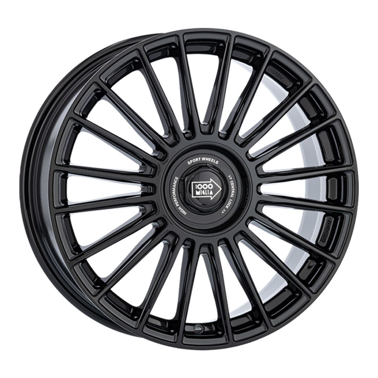 1000 MIGLIA MM1022 gloss black 8.0Jx18 5x112 ET45