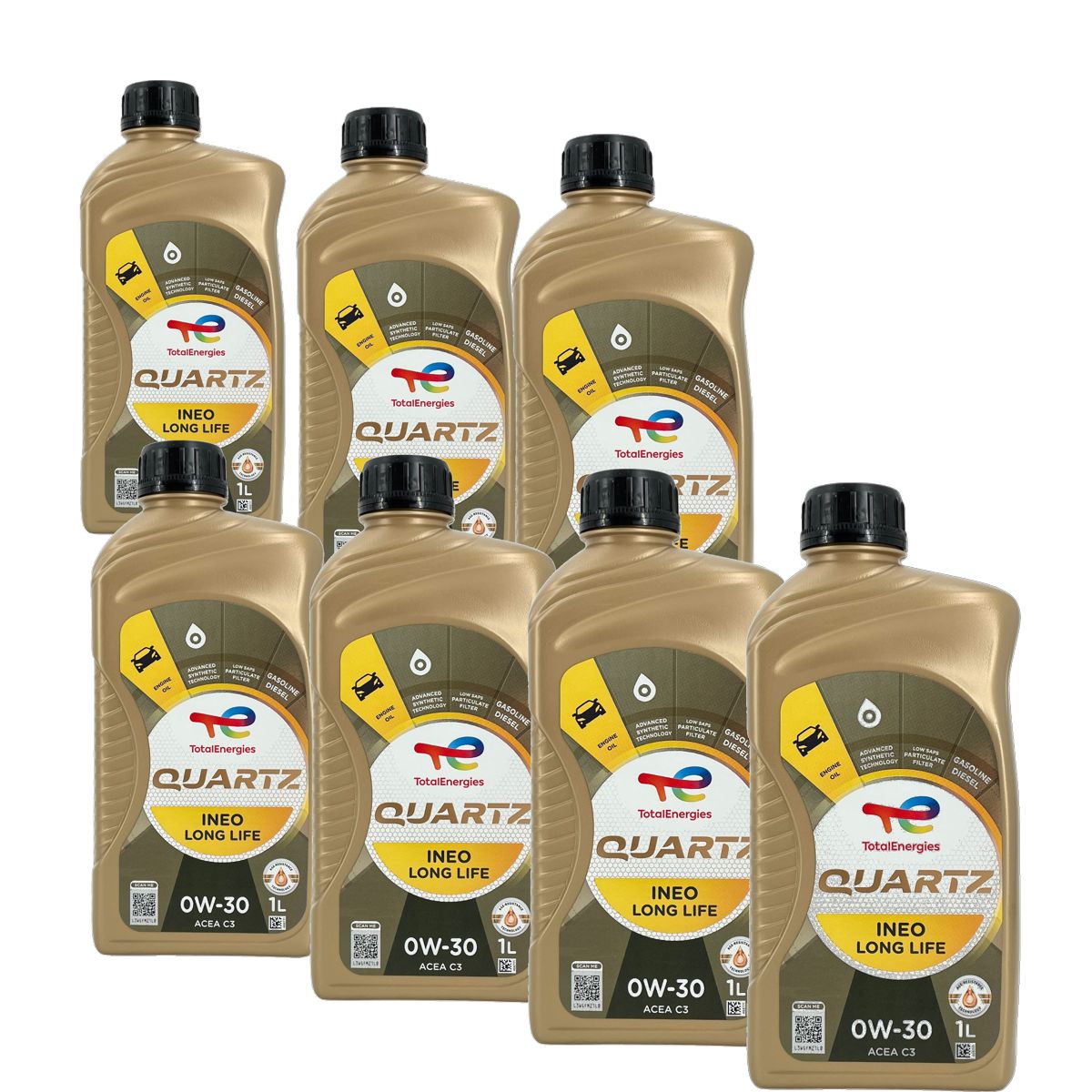 Total Quartz Ineo Long Life 0W-30 7x1 Liter