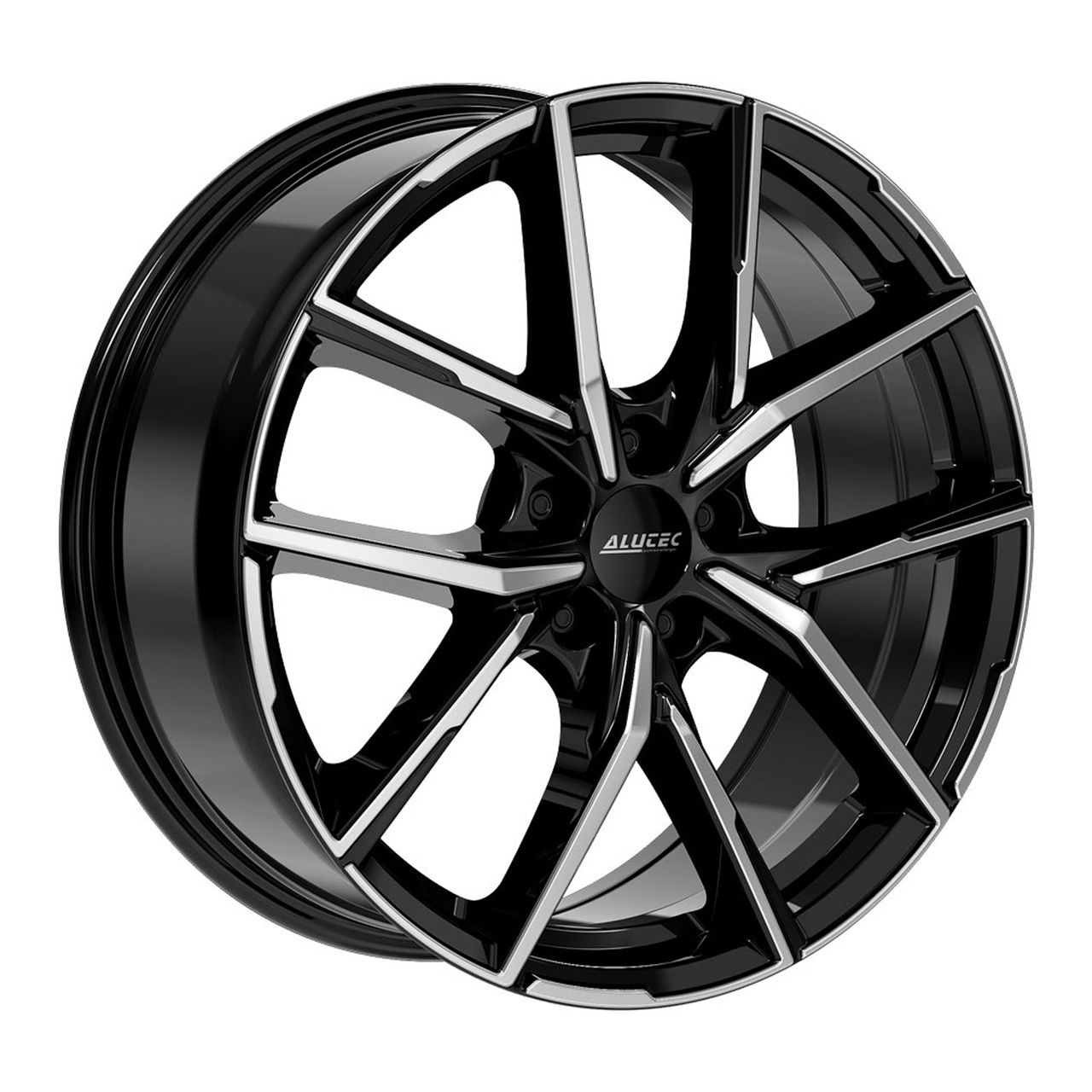 ALUTEC AVELENO X diamantschwarz frontpoliert 8.0Jx18 5x112 ET29