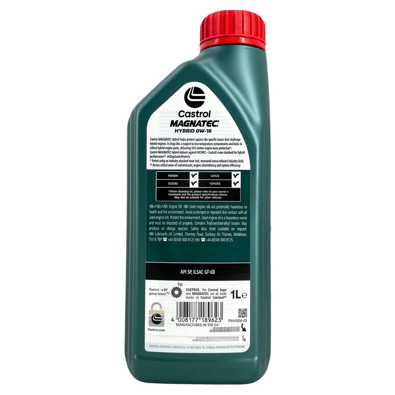 Castrol Magnatec Hybrid 0W-16 1 Liter