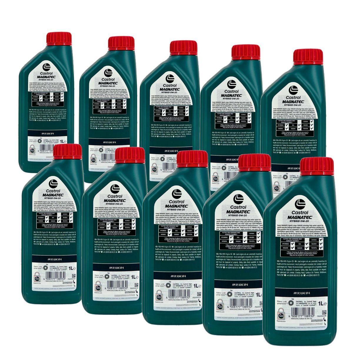 Castrol Magnatec Hybrid 0W-20 10x1 Liter