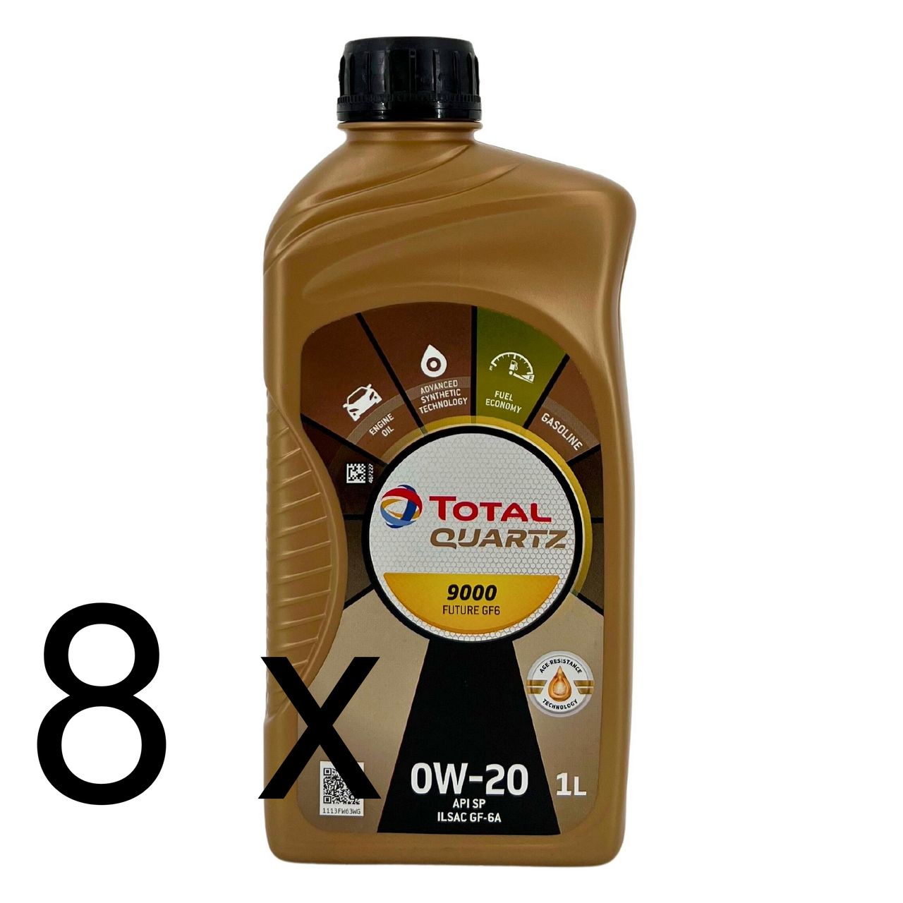 Total Quartz 9000 Future GF6 0W-20 8x1 Liter