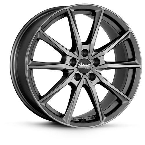 OXXO WHEELS CENTURIO DARK matt gunmetal 7.5Jx17 5x100 ET40