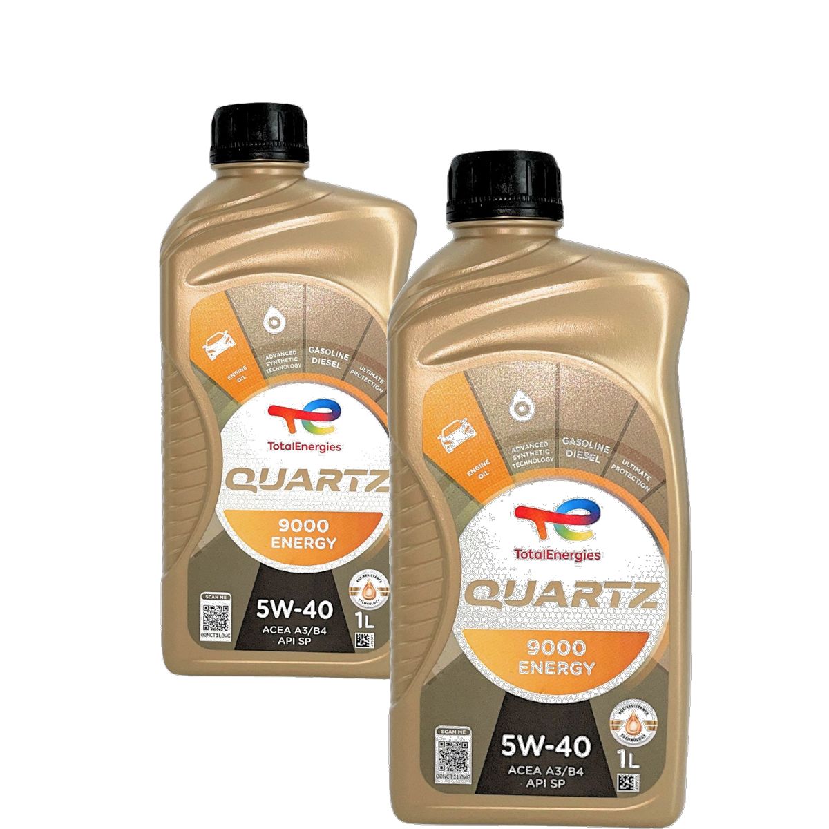 Total Quartz 9000 Energy 5W-40 2x1 Liter