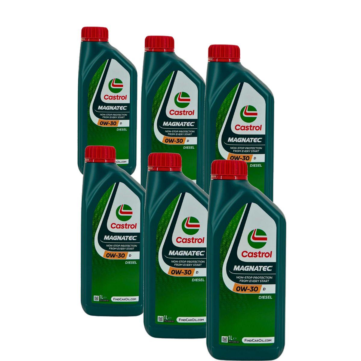 Castrol Magnatec 0W-30 D  6x1 Liter