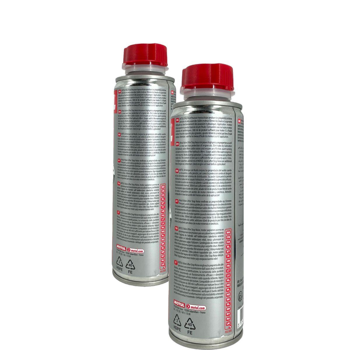 Motul Valve Lifter Stop Noise Geräusch- und Verschleiß-Stop 2x300 ML