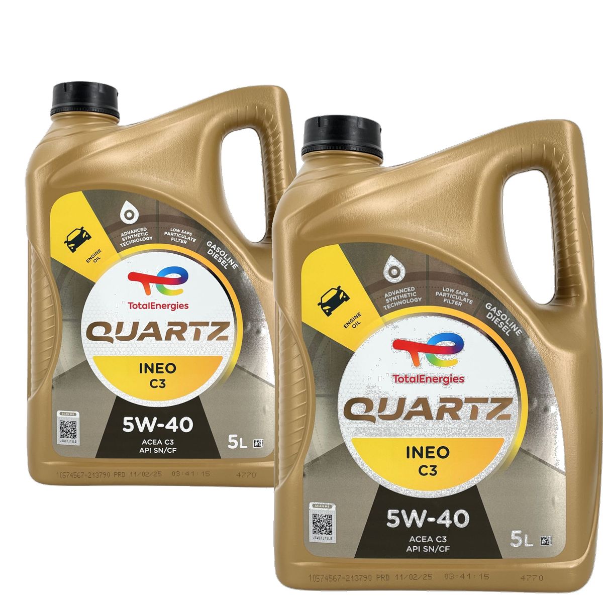 Total Quartz Ineo C3 5W-40 2x5 Liter