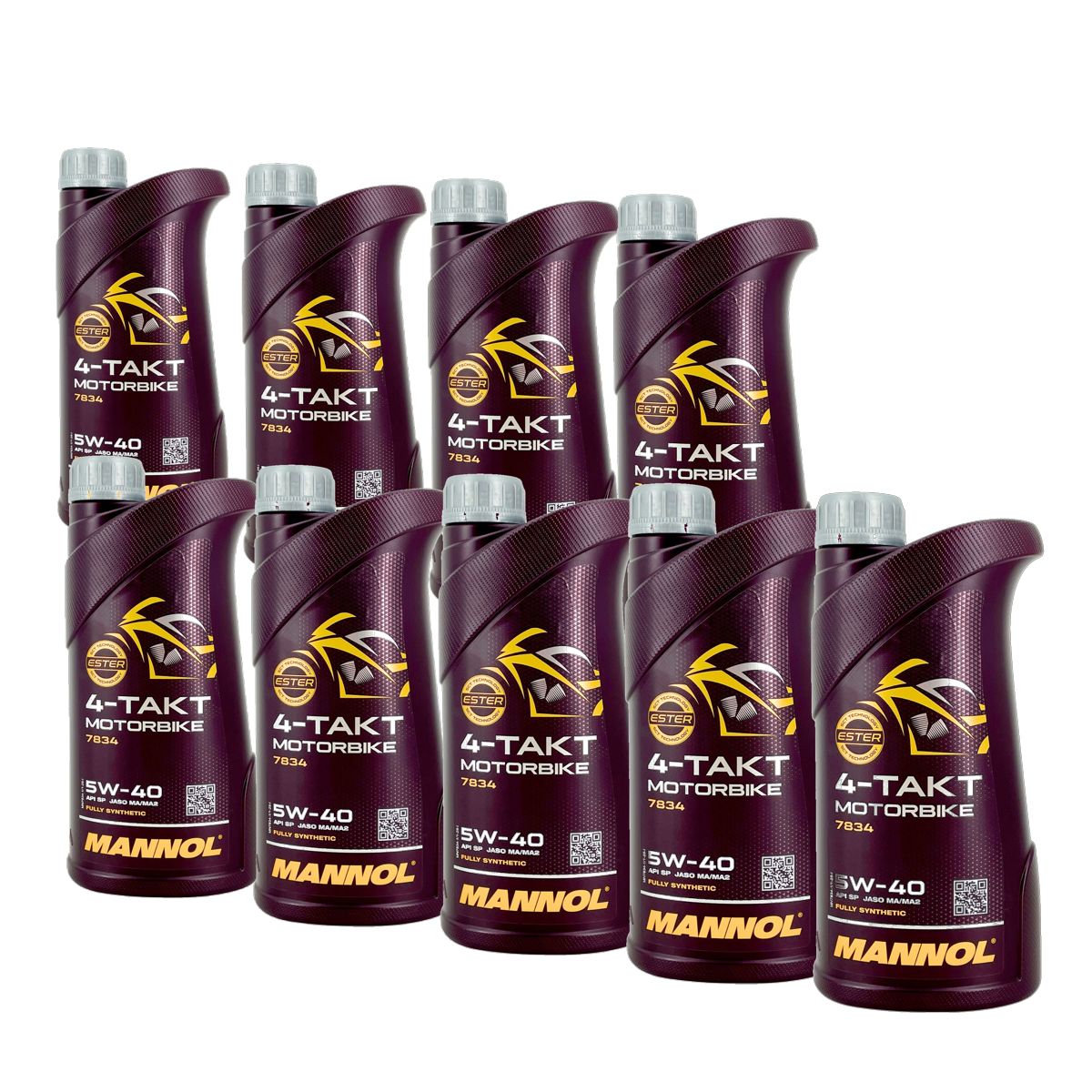 Mannol 4-Takt Motorbike 5W-40 9x1 Liter