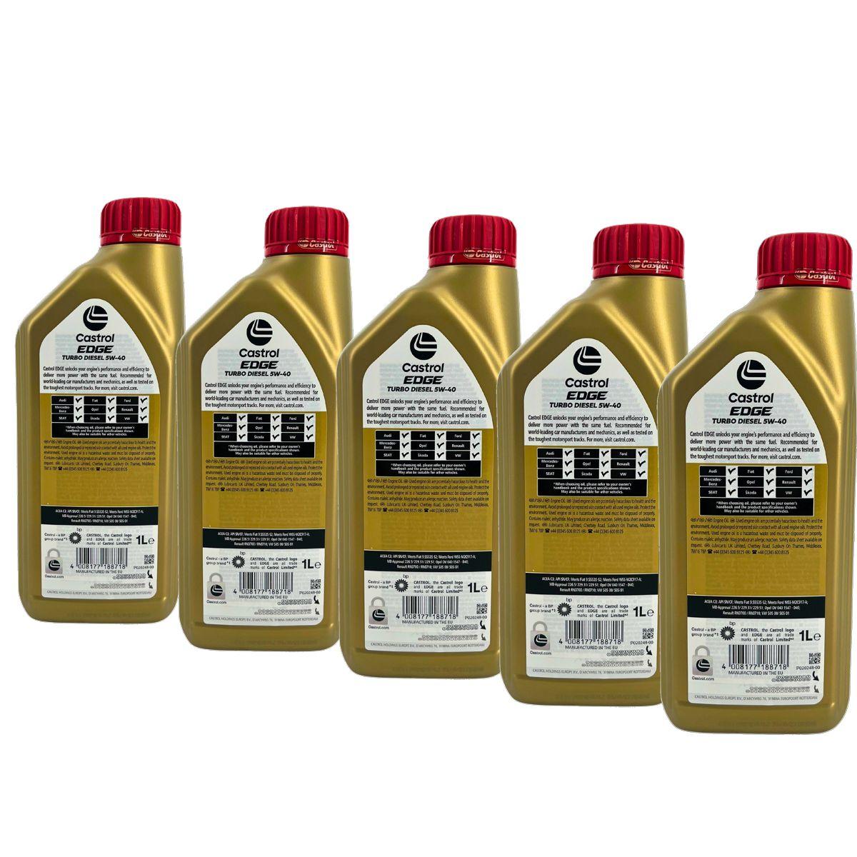 Castrol Edge TD 5W-40 5x1 Liter