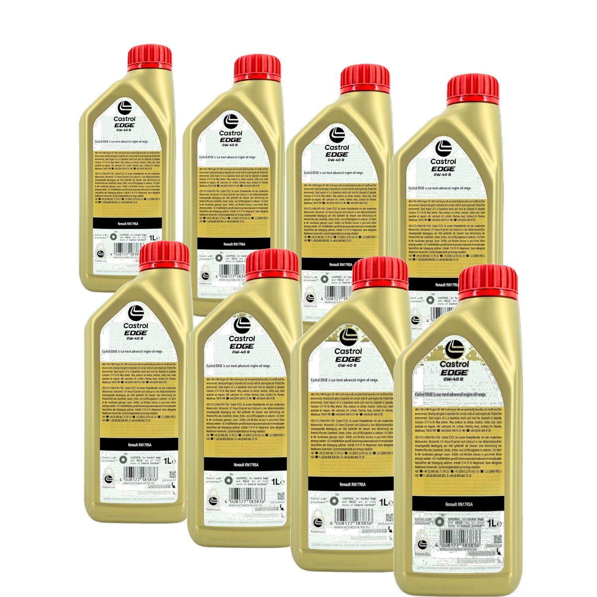 Castrol Edge 0W-40 R 8x1 Liter