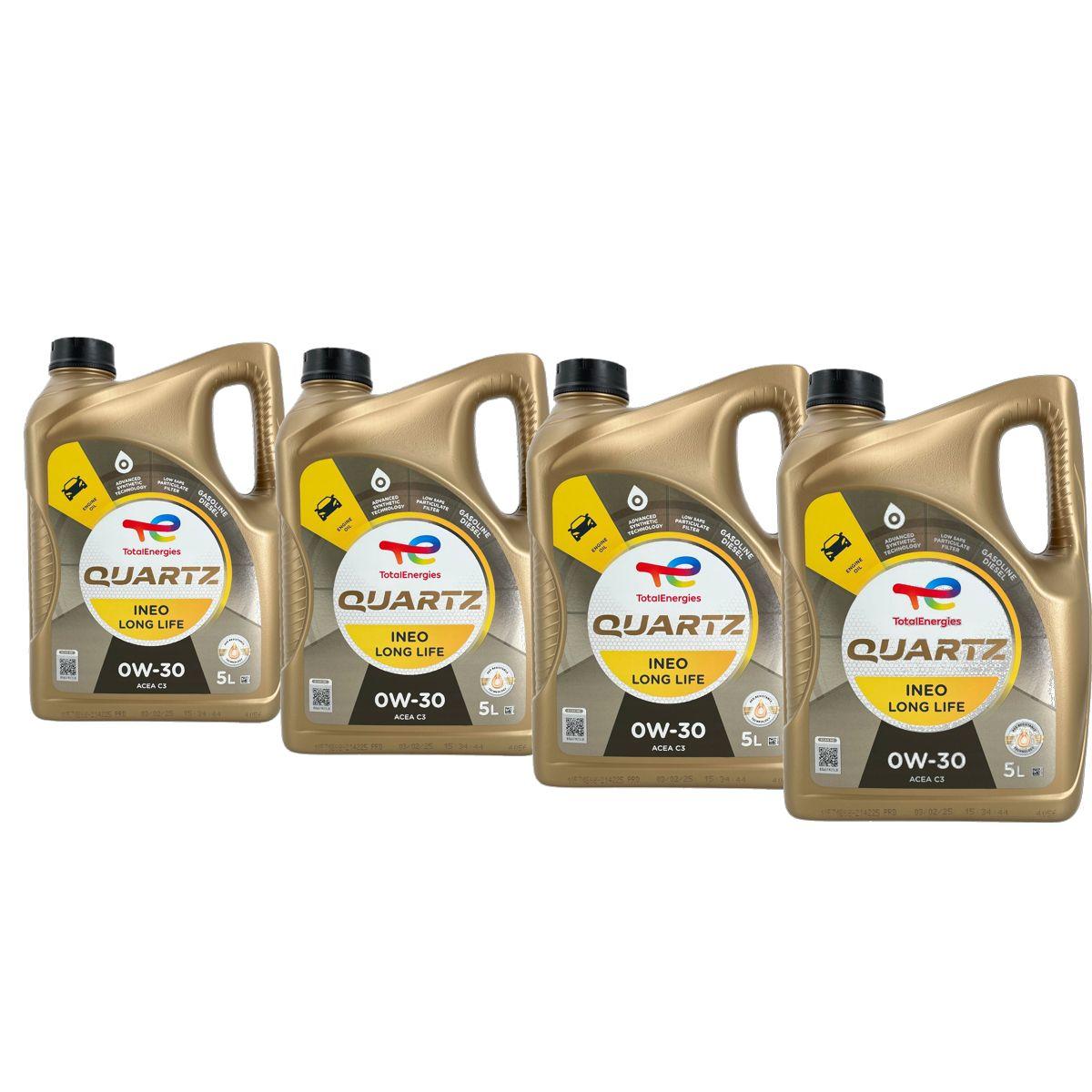 Total Quartz Ineo Long Life 0W-30 4x5 Liter
