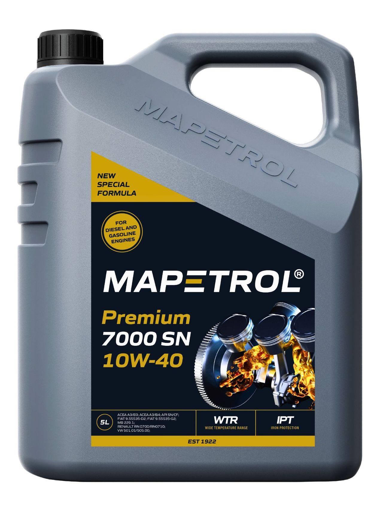 Mapetrol Premium 7000 SN 10W-40 5 Liter