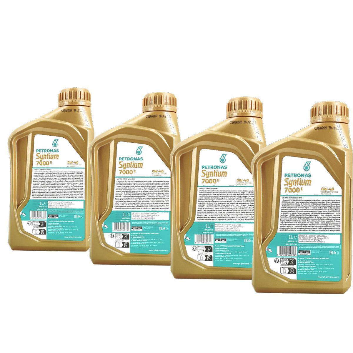 Petronas Syntium Supreme E 0W-40 4x1 Liter