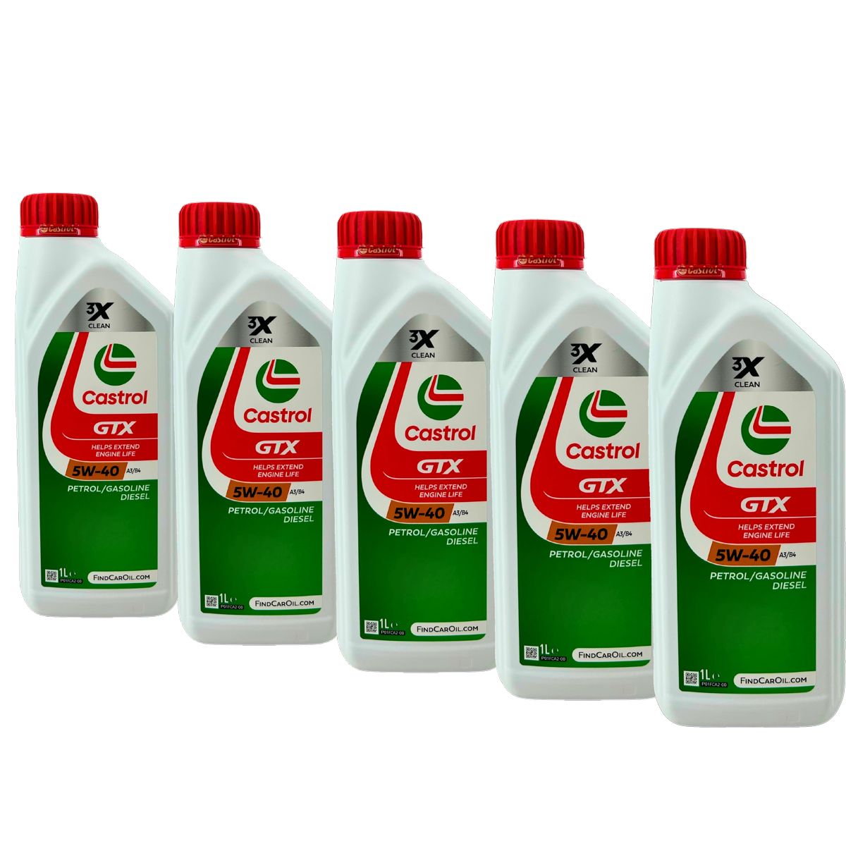 Castrol GTX 5W-40 A3/B4 5x1 Liter