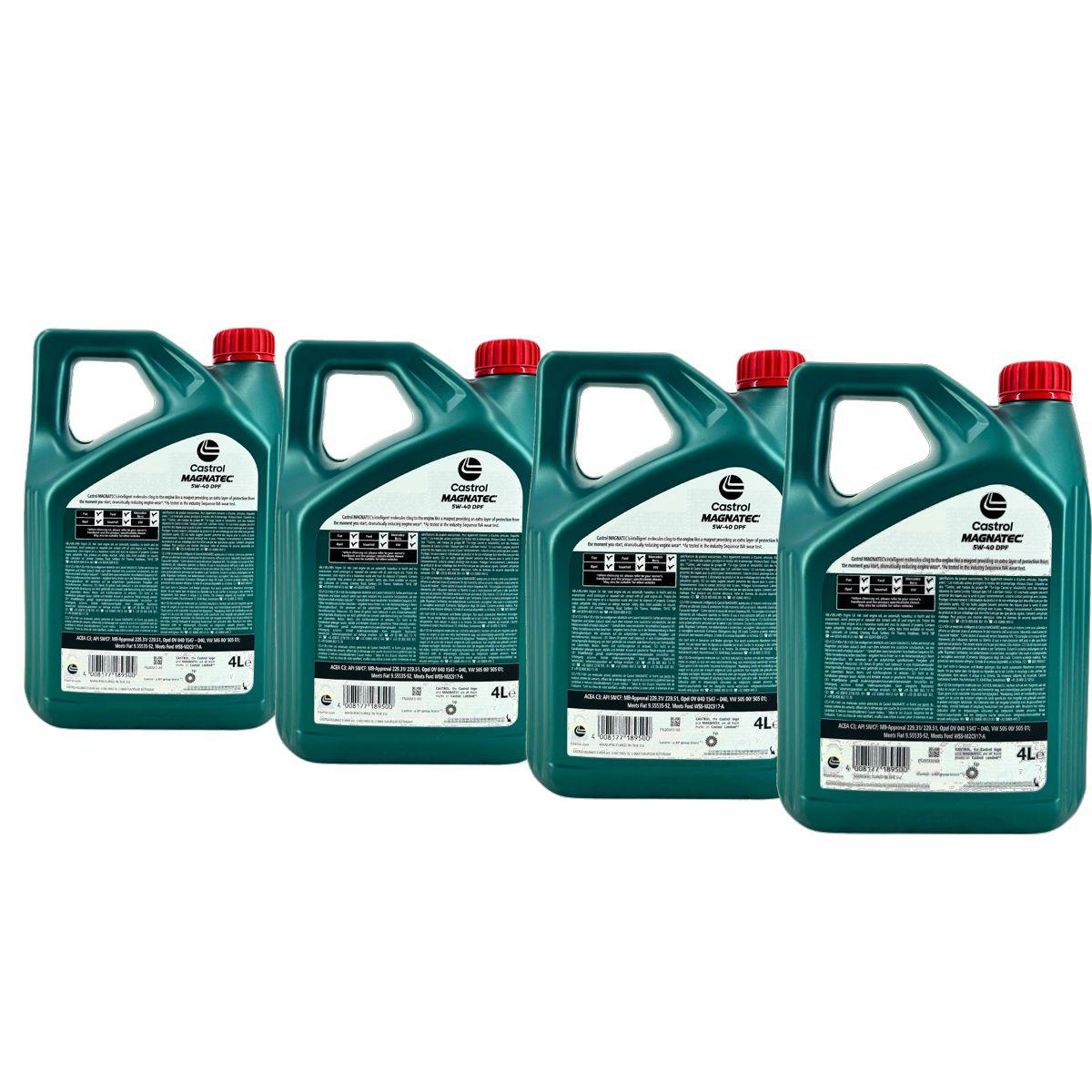 Castrol Magnatec 5W-40 DPF 4x4 Liter