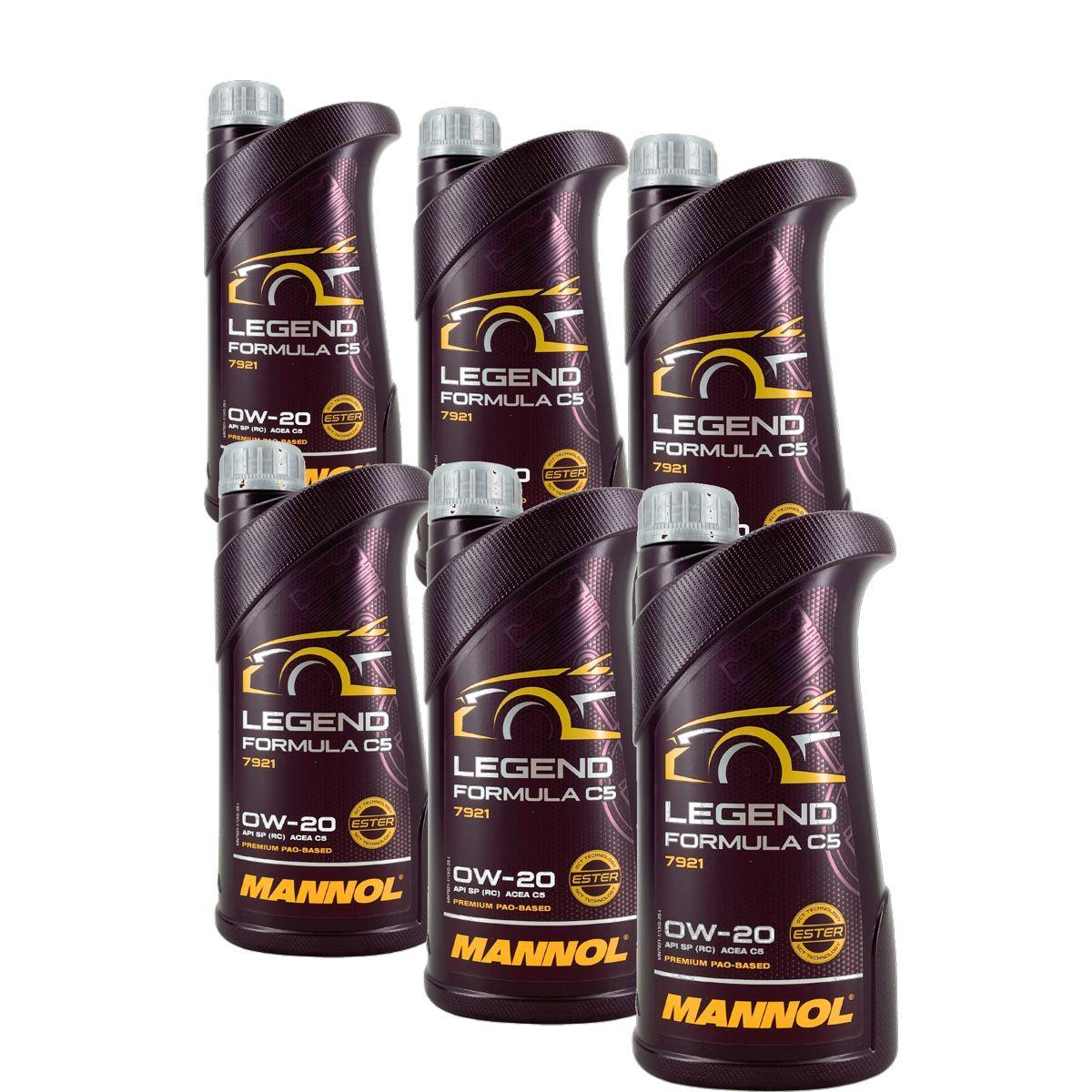 Mannol Legend Formula C5 0W-20 6x1 Liter