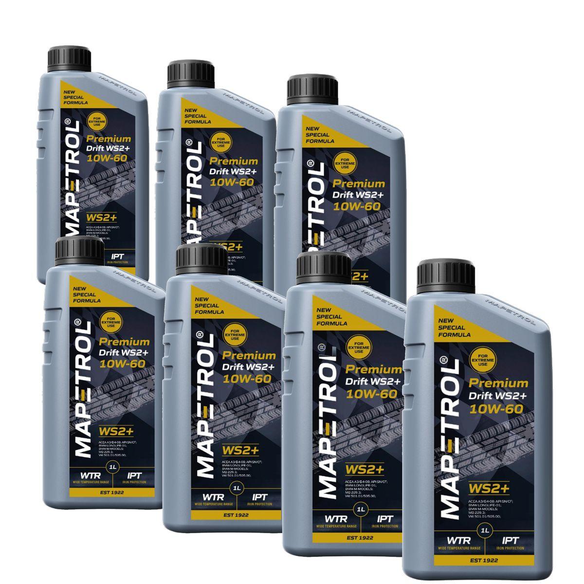 Mapetrol Premium Drift WS2+ 10W-60 7x1 Liter
