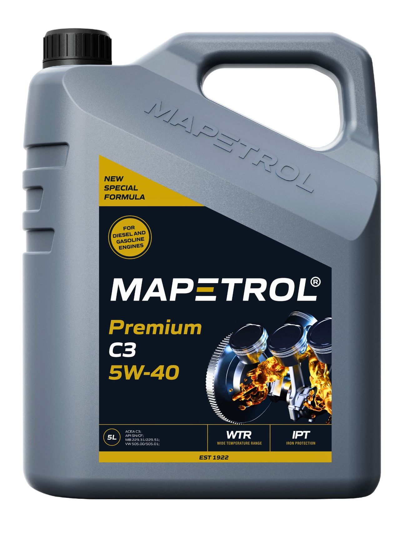 Mapetrol Premium C3 5W-40 5 Liter