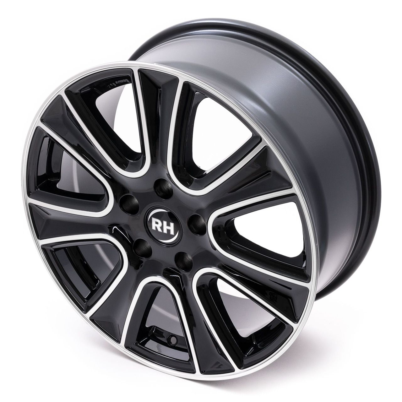 RH NAJ schwarz poliert 8.5Jx18 5x112 ET60