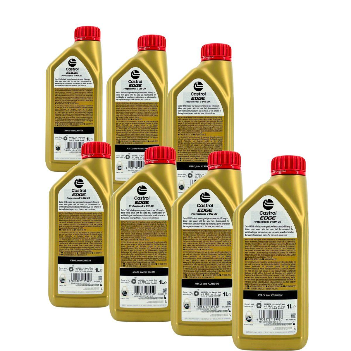 Castrol Edge Professional V 0W-20 7x1 Liter