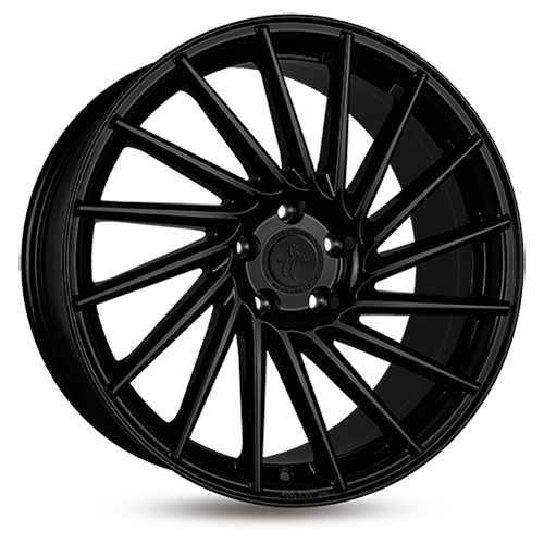 KESKIN WHEELS KT17 HURRICANE matt black painted 8.0Jx18 5x100 ET30