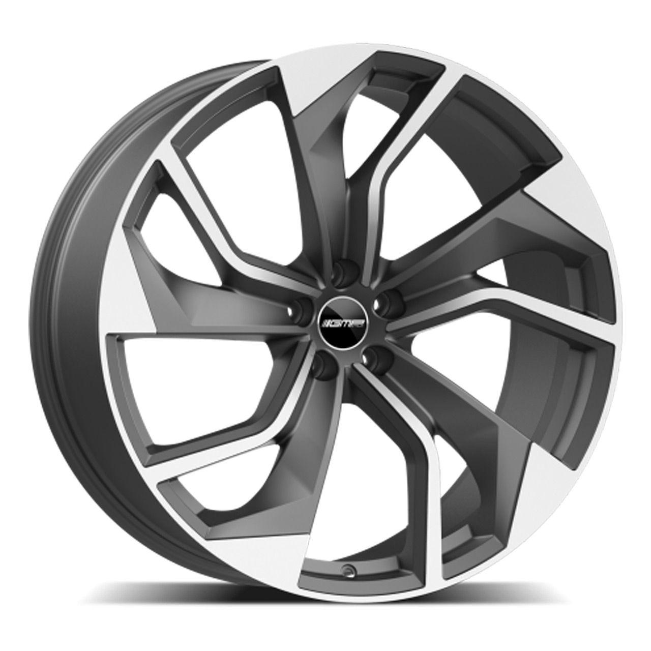 GMP REBEL matt anthracite diamond 10.0Jx23 5x112 ET30