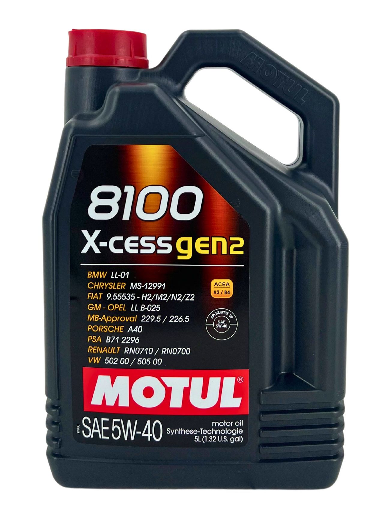 Motul 8100 X-cess GEN2 5W-40 5 Liter