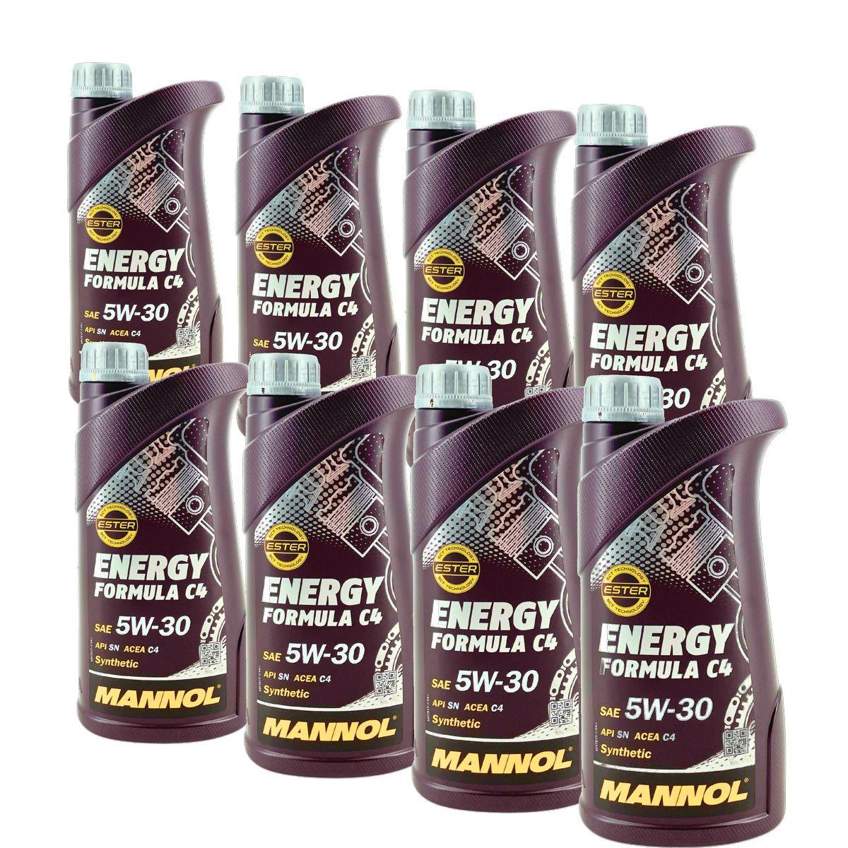 Mannol Energy Formula C4 5W-30 8x1 Liter