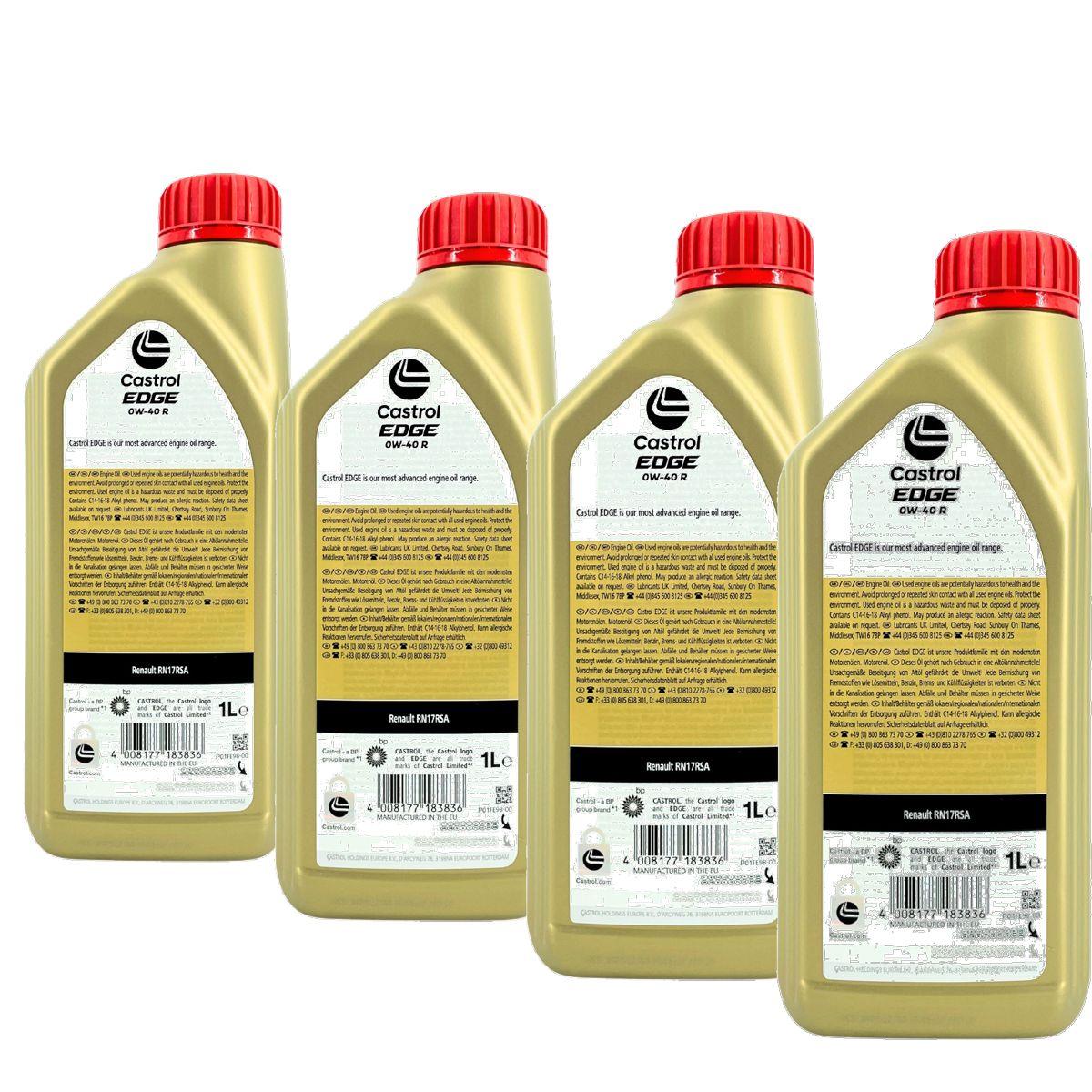 Castrol Edge 0W-40 R 4x1 Liter