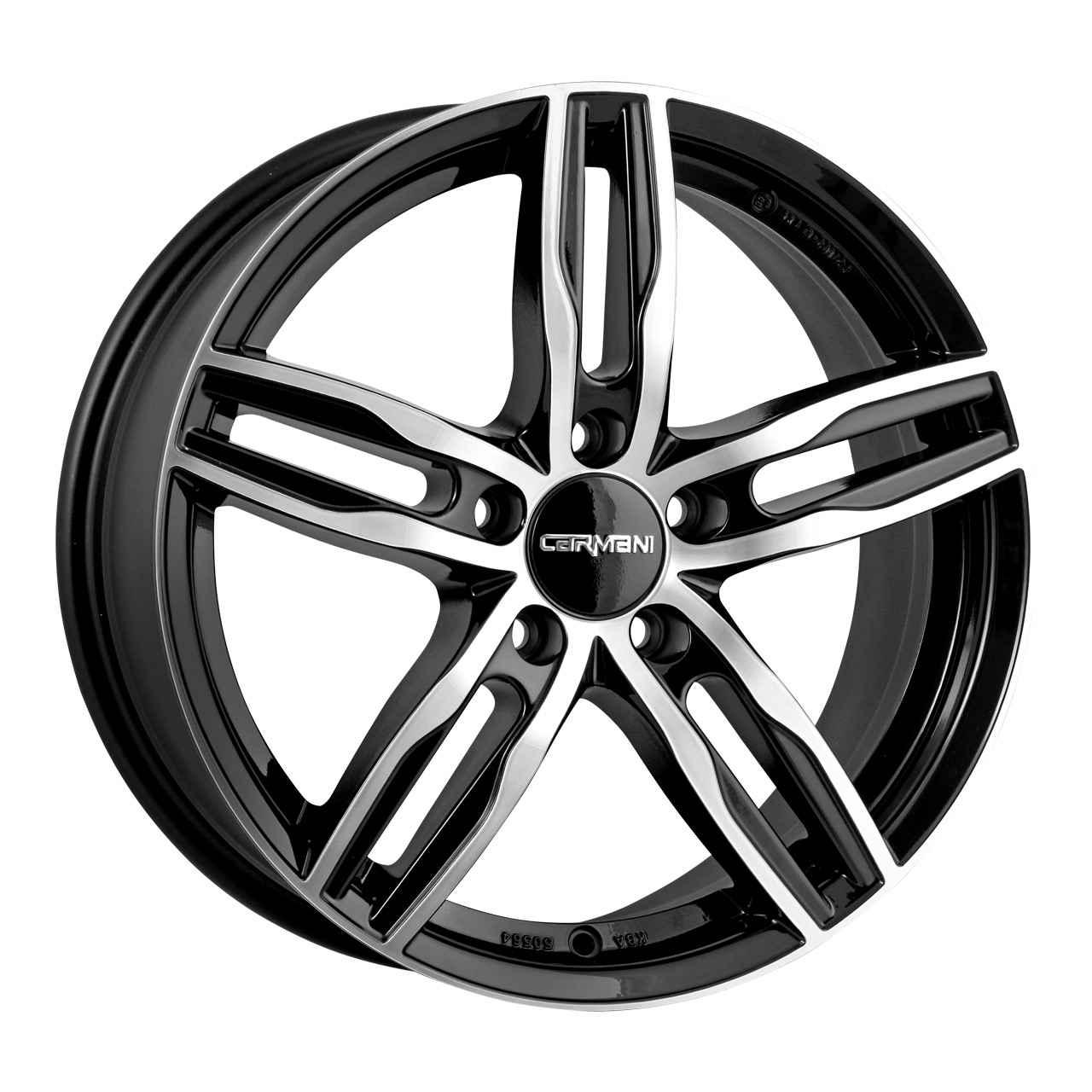 CARMANI CA 14 PAUL black polish 6.5Jx16 5x108 ET50