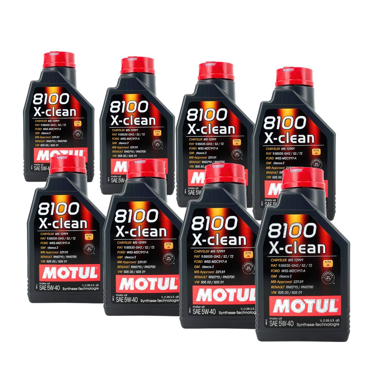 Motul 8100 X-clean 5W-40 8x1 Liter
