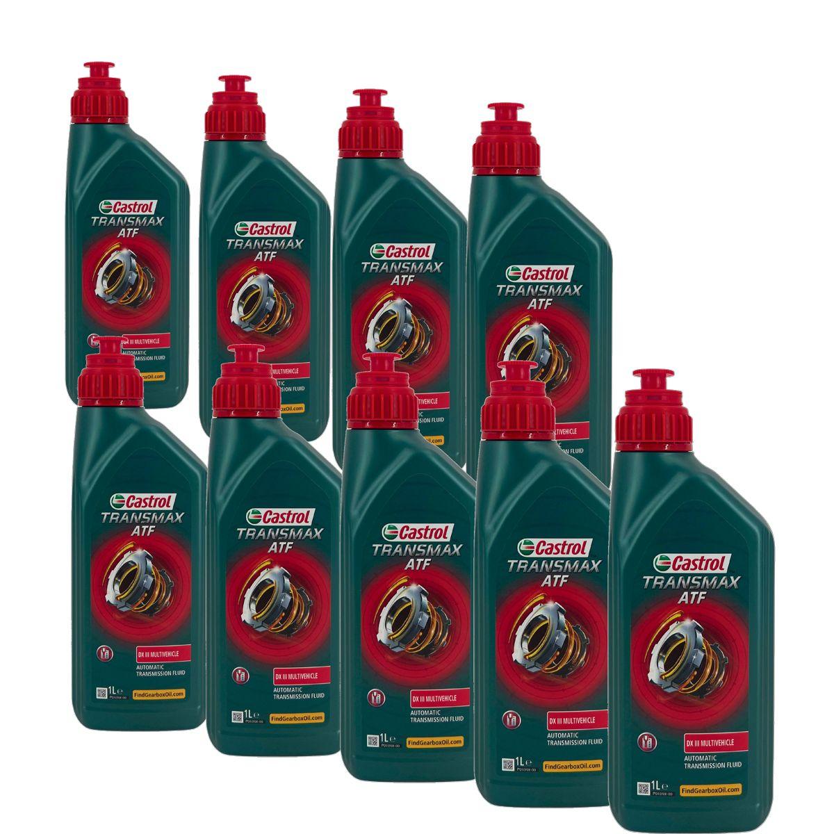 Castrol Transmax ATF DX III Multivehicle 9x1 Liter