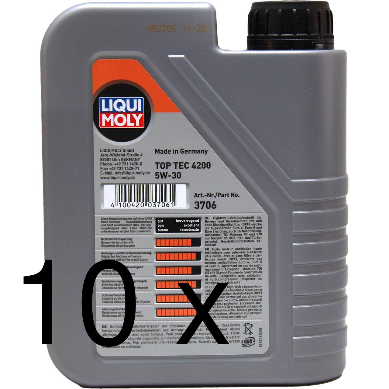 Liqui Moly Top Tec 4200 5W-30 10x1 Liter