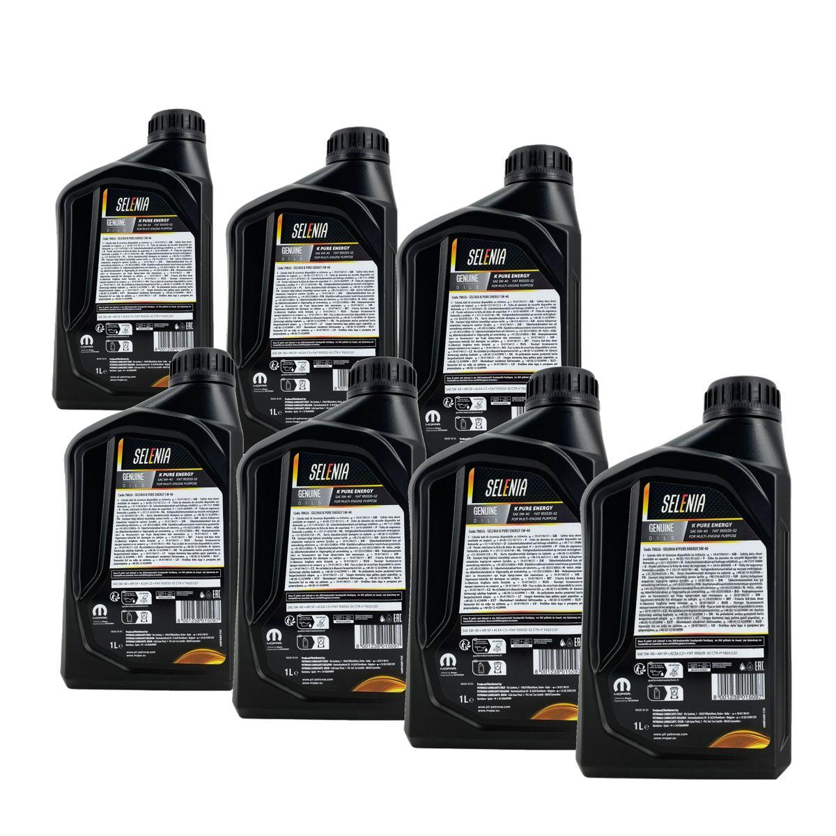 Selenia K Pure Energy 5W-40 7x1 Liter