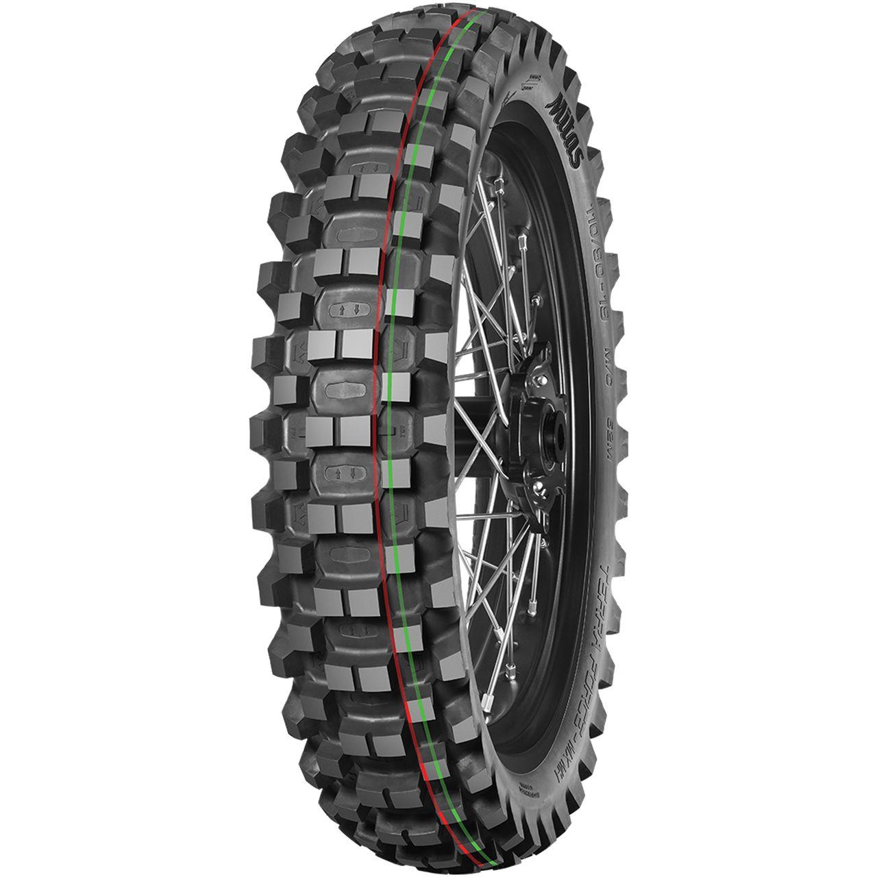 MITAS 70/100 - 17 M/C TT 40M TERRA FORCE-MX MH (RED-GREEN) (IND)
