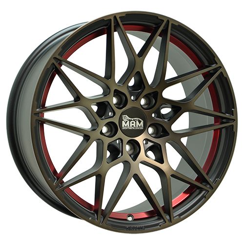 MAM WHEELS MAM B2 bronze red inside 8.0Jx18 5x120 ET35