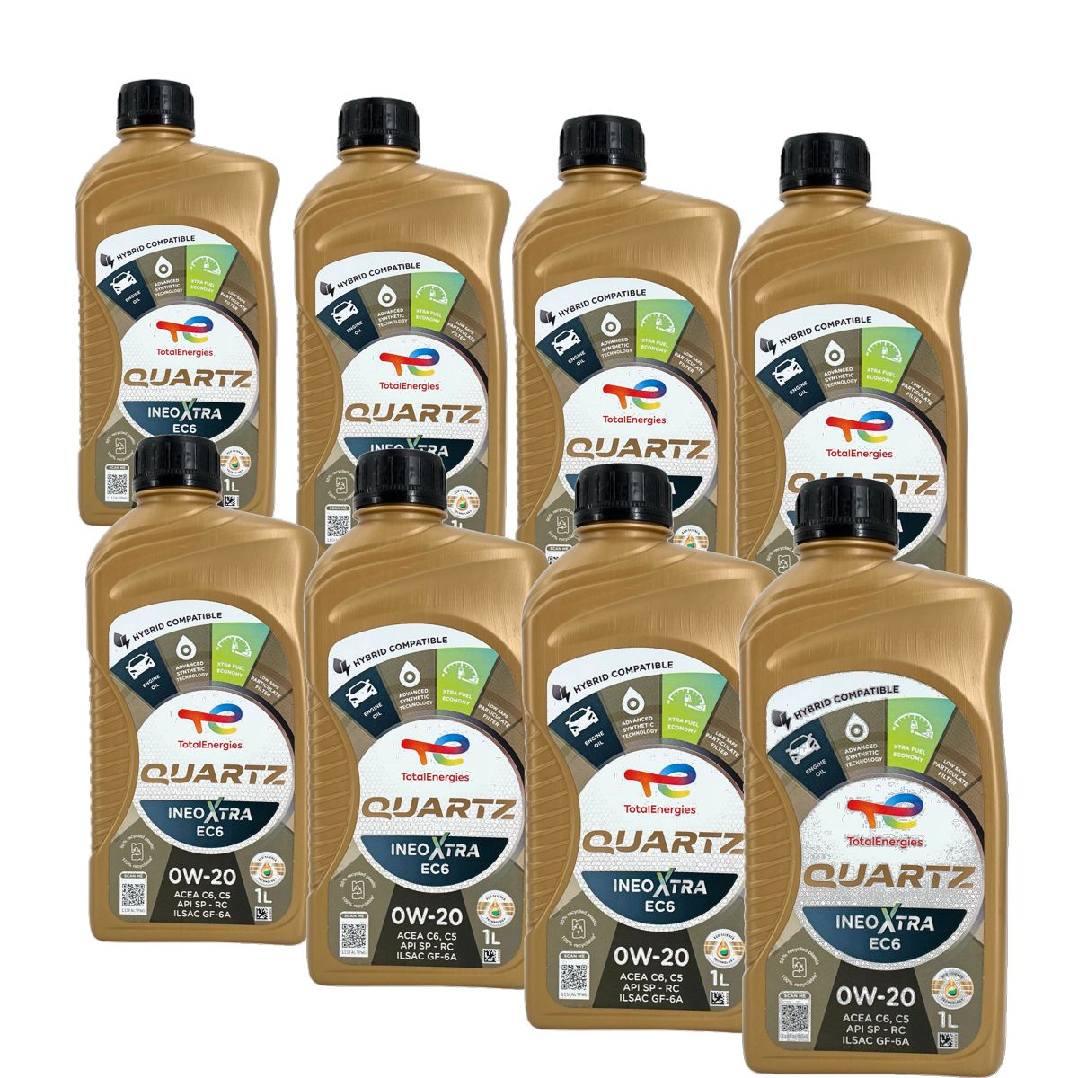 Total Quartz Ineo Xtra EC6 0W-20 8x1 Liter