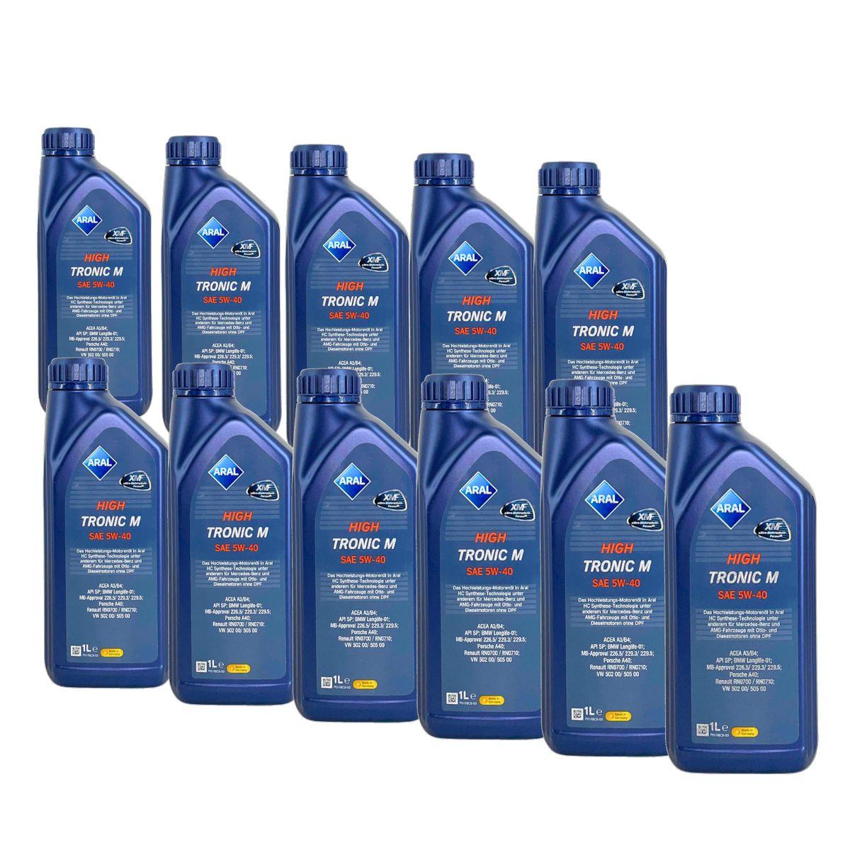 Aral HighTronic M 5W-40 11x1 Liter