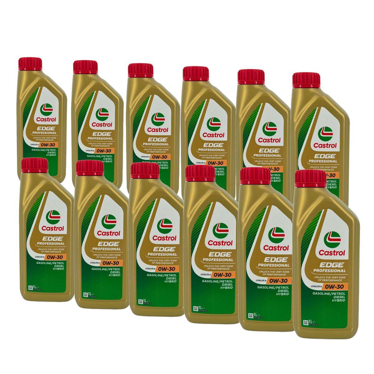 Castrol Edge Professional Longlife 3 0W-30 12x1 Liter