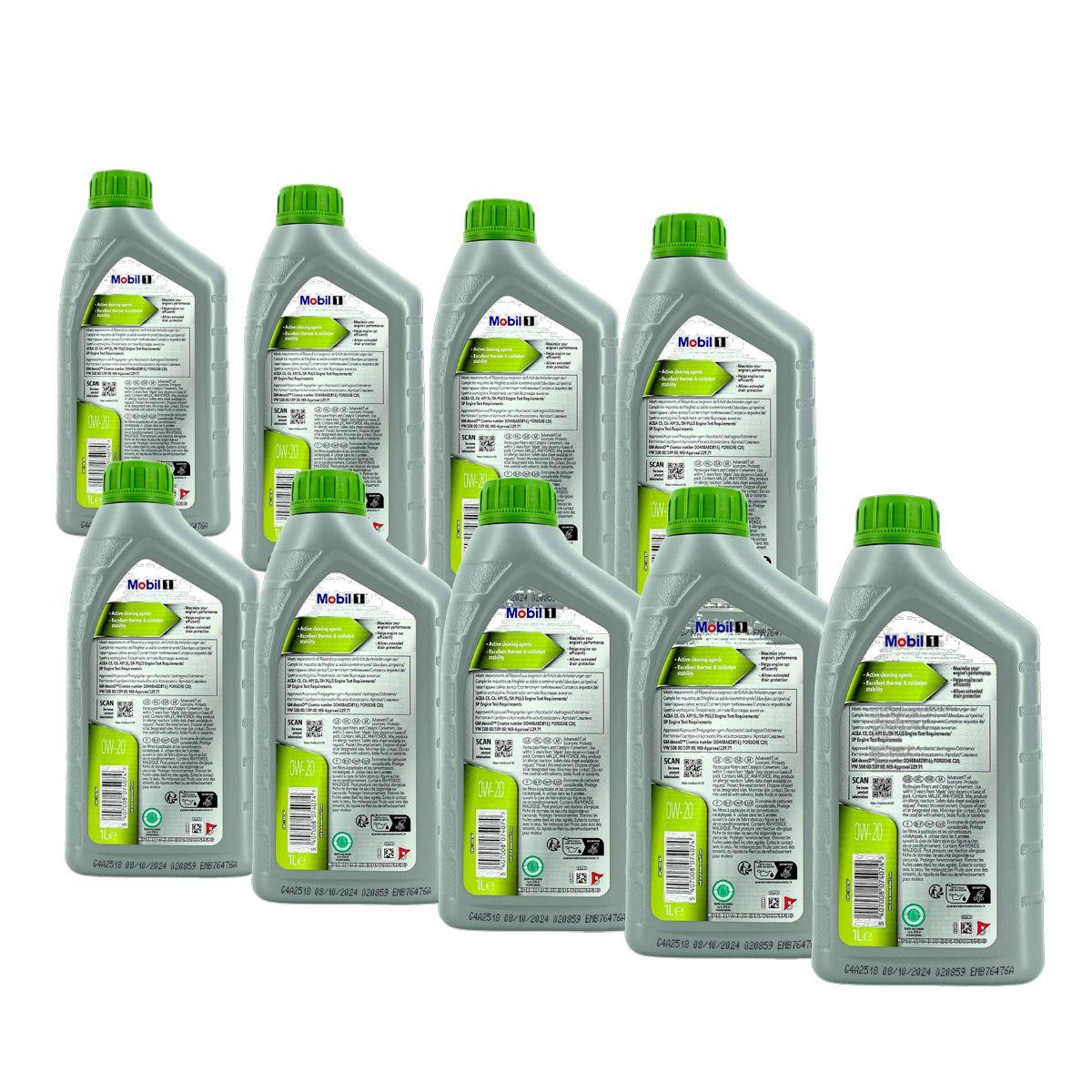 Mobil 1 ESP X2 0W-20 9x1 Liter