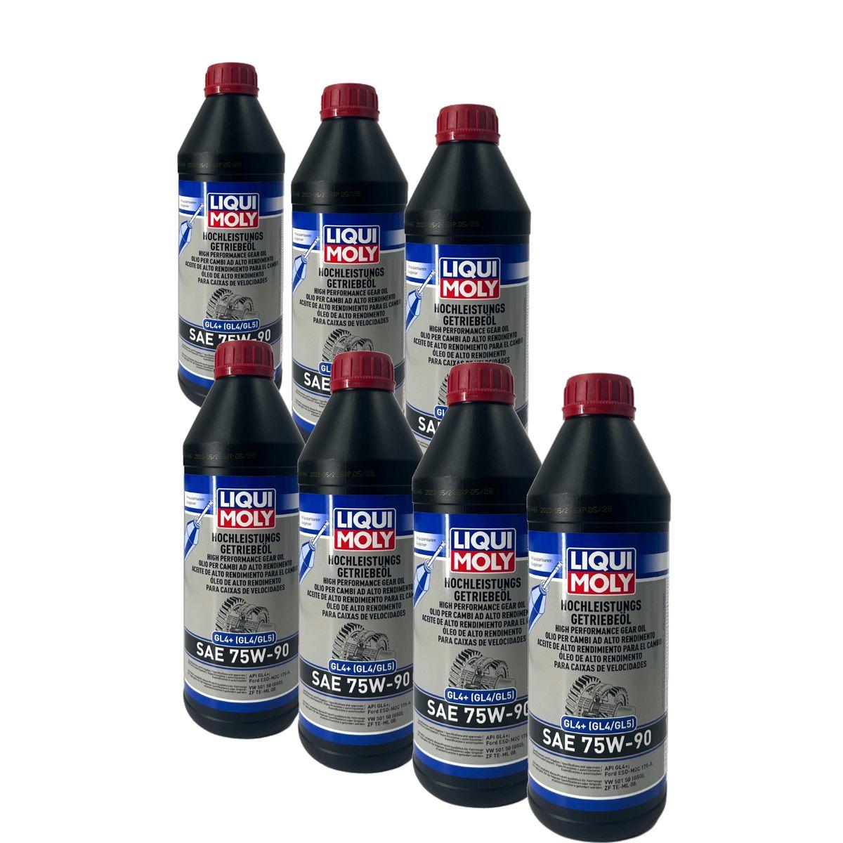 Liqui Moly Hochleistungs-Getriebeöl (GL4+) SAE 75W-90 7x1 Liter
